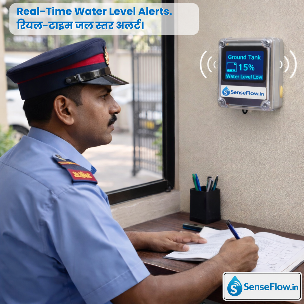 Real-time water level alerts for security and monitoring with SenseFlow