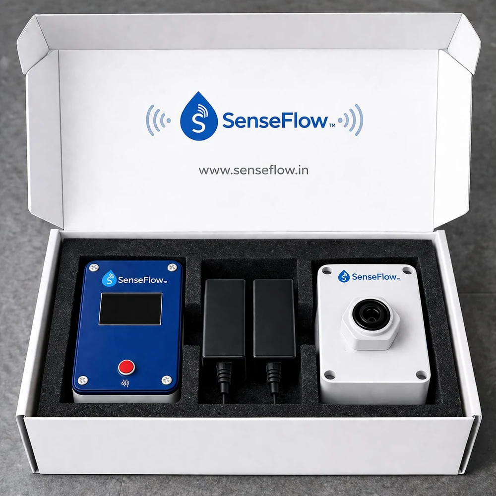 SenseFlow Monitor Box - Water Tank Alarm Display Unit